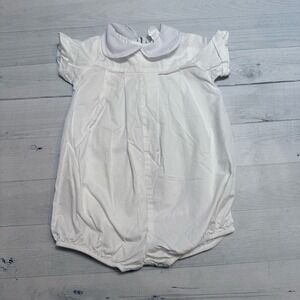 Chabre baby one piece white‎ bubble romper 24 months